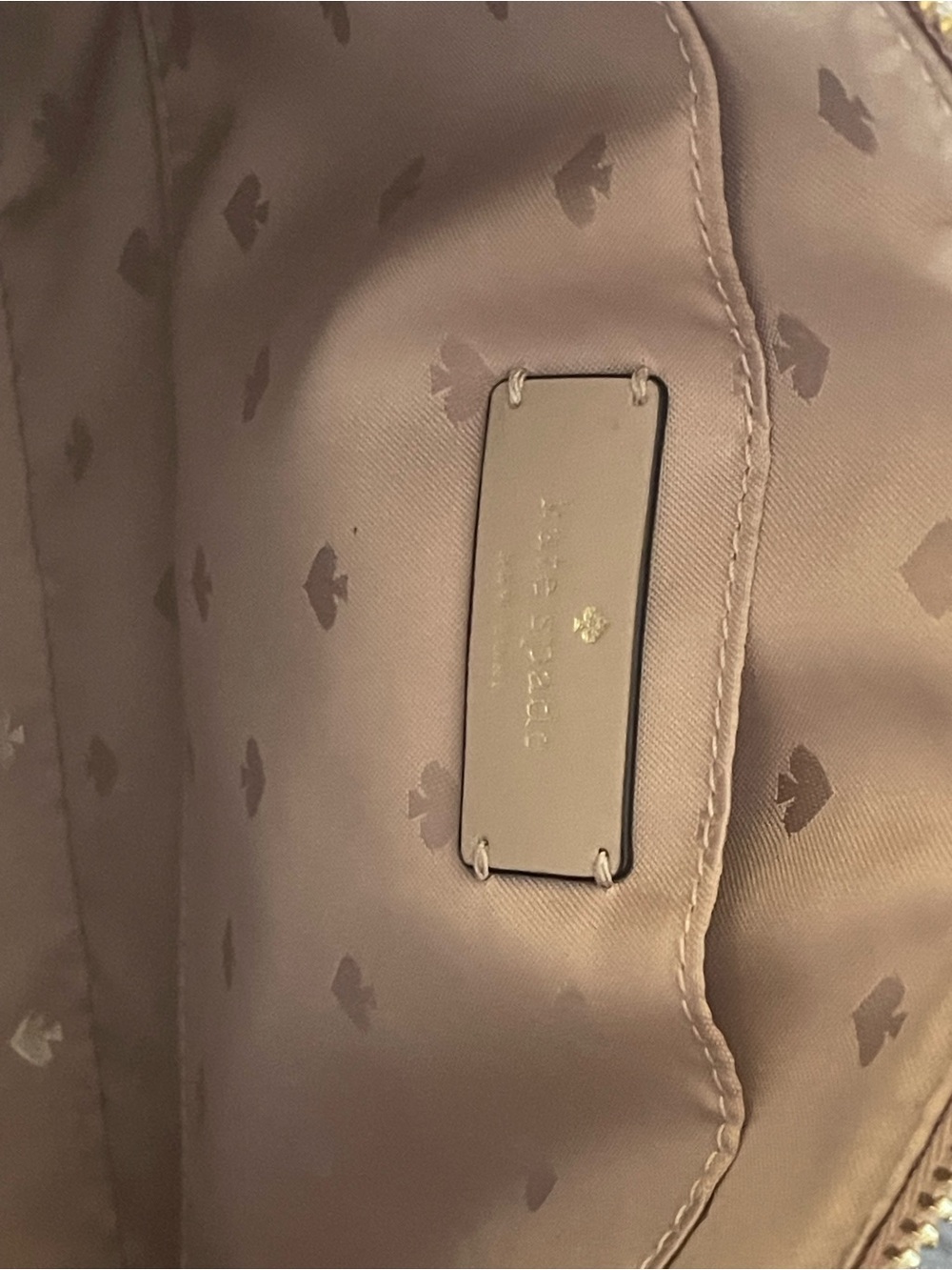 Kate Spade Harlow pebble, leather warm beige Crossbody retail $279 - Picture 7 of 10